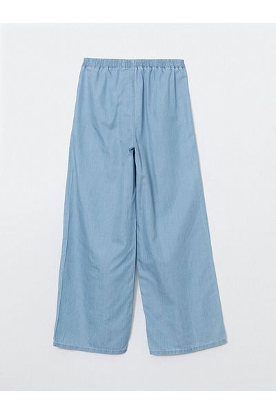 LC Waikiki Pantaloni de damă Wideleg cu talie elastică
