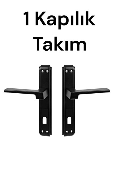 evnepa Anka Kapı Kolu Aynalı Oda Siyah