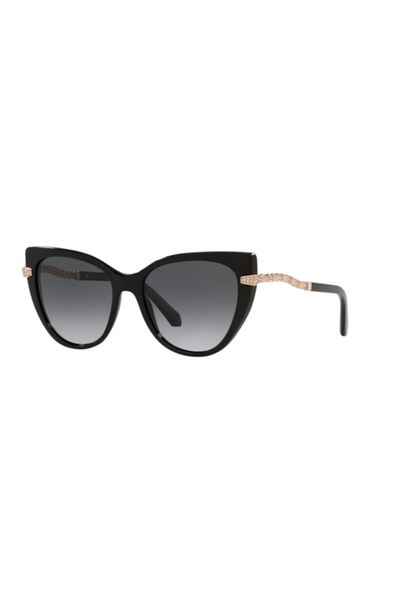Bvlgari بولغاري BV8218B 501/8G نظارة شمسية نسائية مائلة باللون الأسود