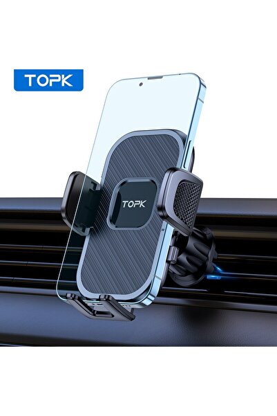 Choice حامل هاتف السيارة TOPK، حامل جاذبية لفتحة التهوية، يدعم هواتف آيفون، ي...