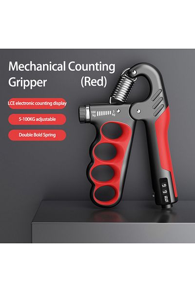 Choice Mechanical Red 5-60/100/150kg Grip Strength Gym Wrist Expander Hand Strengthener Adjustable Muscle R