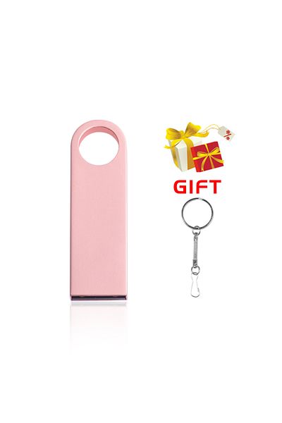 JASTER 8gb Rose Gold Usb Flash Drive Colorful Metal 128gb 64gb 32gb Pen Drive 16gb 8g 4gb 128m Pendrive Fre