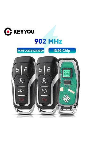 KEYYOU For Suv Smart Car Remote Key 902mhz For Ford Fusion Explorer Edge Mustang 2013 2014 2015 2016
