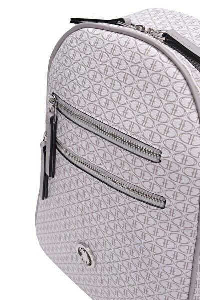 U.S. Polo Assn. Rucsac de damă alb-gri Us8407