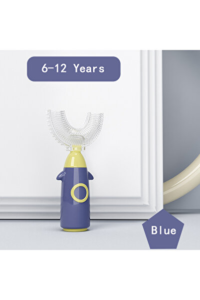 Choice5 فرشاة أسنان للأطفال من عمر 6 إلى 12 سنة، باللون الأزرق، فرشاة أسنان ل...