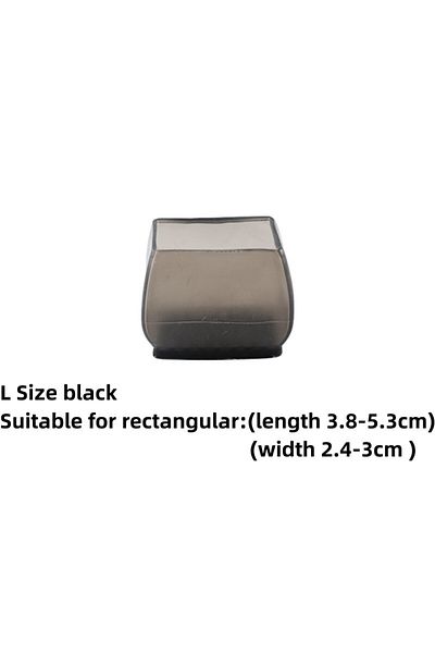 Choice 16pcs R-Rectangular-L 8/16pcs Silicone Chair Legs Non-Slip Pads Furniture Sofa Feet Anti-noise Sock