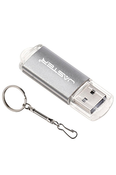 Choice محرك أقراص فلاش USB 2.0 جديد من JASTER باللون الأبيض 128 ميجابايت مع س...
