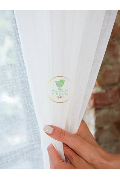 Perdeplus Perdele din tul simplu cu aspect de in nu va cere călcat