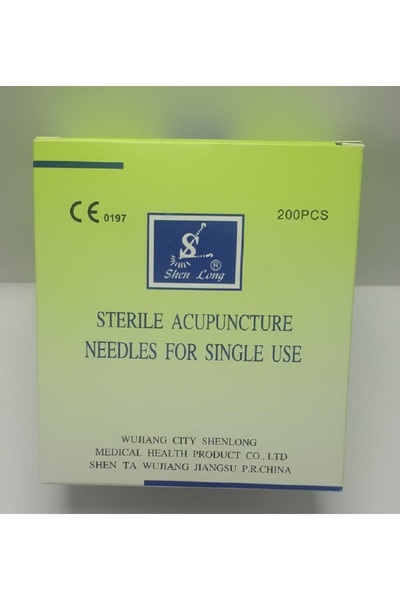 shen long Her biri ayrı steril blisterde 200 adet 0.30x40mm Kuru İğne 200'lük...