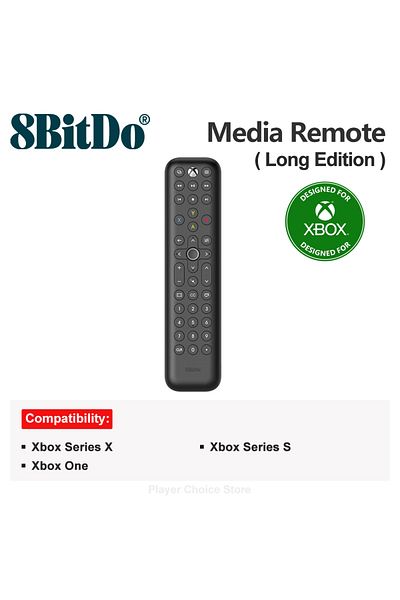 Choice Long Edition 8bitdo Xbox Media Remote Licensed By Microsoft,compatible With Xbox One, Xbox Series X,