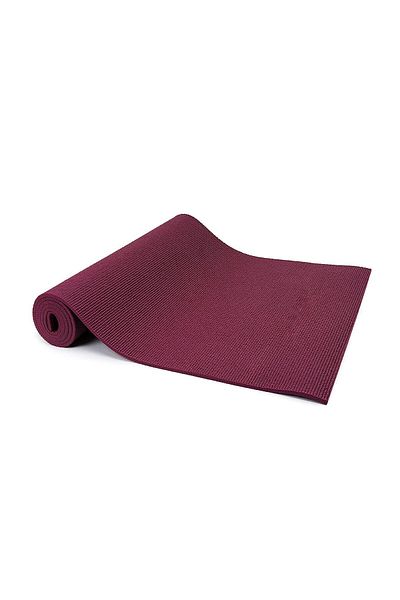 anythingbasic Nivia Yoga Mat (8mm, Maroon) – Premium Comfort with Mesh Bag