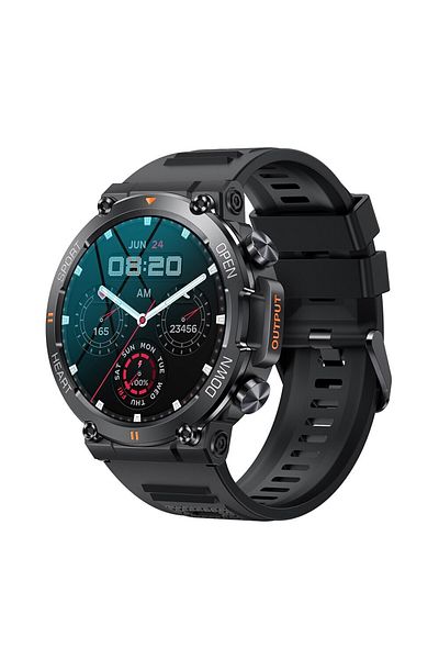 Choice black MEVADEN 1.39 Inch HD Bluetooth Call Smart Watch Men Sports Fitness Tracker Heart Monitor 400mA