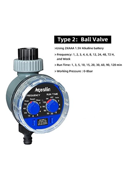 Choice صمام كروي مؤقت لري الحديقة من النوع 2/صمام لولبي للتحكم في الري في الح...