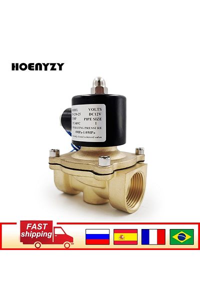 HOENYZY 1/2" Ac220v 1/2" 3/4" 1" Electric Solenoid Valve Dn15 Dn20 Dn25 N/c Pneumatic Valve For Water Oil Ai