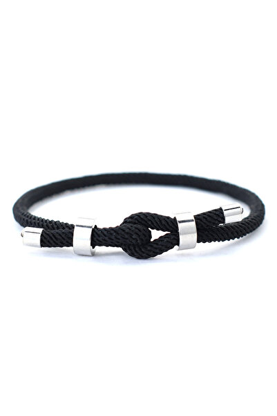 Choice Black Noter Lucky Red Thread Bracelet For Men Unfading Stainless Steel...
