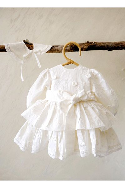 Muukh store Daphne 3-Piece Dress Set |   Bandana - Collar - Dress
