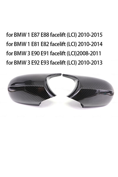 choice2 Carbon Fiber LCI 1pair For BMW 1 3 series E87 E81 E82 E90 E91 E92 E93...