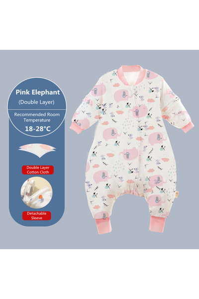 Choice كيس نوم للأطفال على شكل فيل بطول 80-90 سم، بيجامات أطفال كرتونية، أشيا...