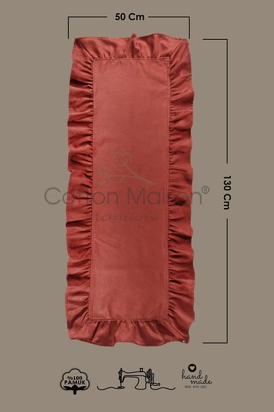 cotton maison Poly Frilly Runner 50X130 cm