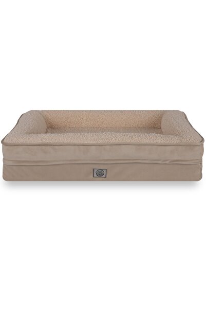 Jungolica Pet Products Felix, Visco Süngerli, Ultra Yumuşak, %100 Su Geçirmez Alezli, Konforlu Kedi Ve Köpek Yatağı