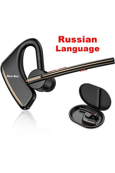 Choice M50-ru-gun New Bee M50 Bluetooth Headset Earphones 24 Hrs Talk Time 5.2 Wireless Headphones With Dua