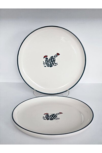 MeGgDecor 2 Lİ KAKTÜS  21CM TABAK