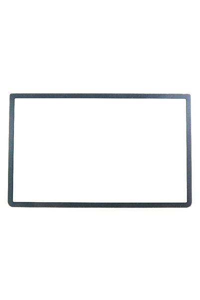 JCD إطار شاشة علوي أمامي علوي بلاستيكي رمادي بديل لغطاء عدسة شاشة LCD لجهاز 3DS XL LL