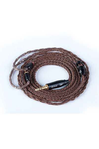 KBEAR MMCX3.5 KBEAR 16 Core Pure Copper Wired Earphone Cable 2PIN/MMCX/QDC Earbuds Connector Use For KZ ED