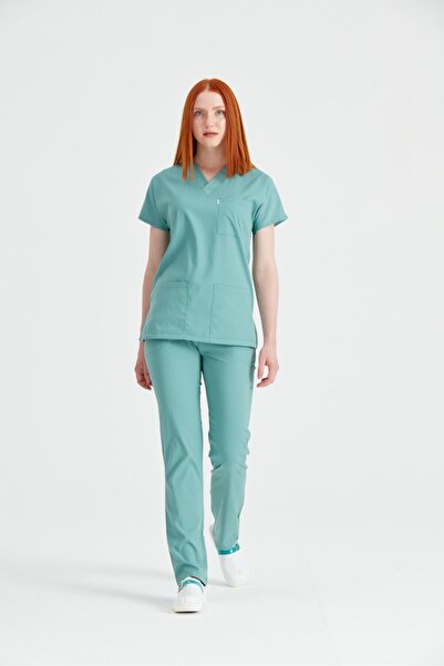 DRMOON Doctor and Nurse Uniform - Luxury Lycra Grays Suit