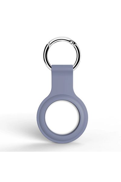 Choice smoky purple Cover For Airtags Case Liquid Silicone Protectiv Shell tracker Accessorie Anti-scratch