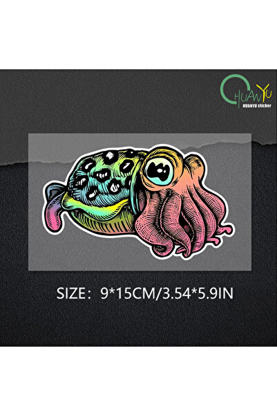 Choice 9x15cm C124A1 Self-Adhesive Decal CUTTLEFISH Car Sticker Waterproof Au...