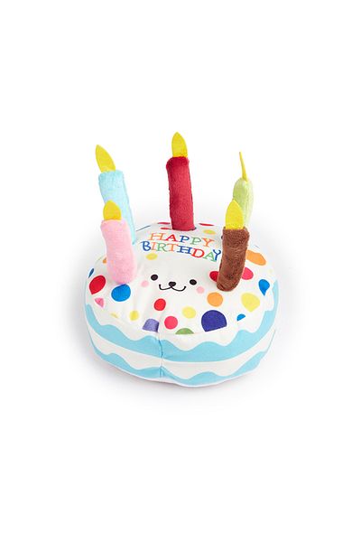 Choice Blue Birthday Cake Pet Dog Soundmaking Interest Toys Bite Resistant Molar To Pass The Time Plush Gna