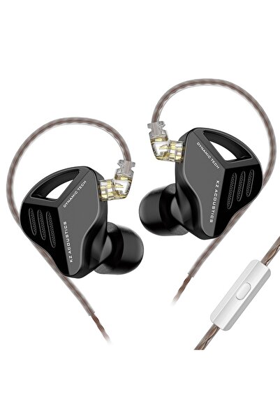 Choice سماعات أذن ZVX Black MIC KZ ZVX ديناميكية HIFI Bass سماعات أذن داخل ال...