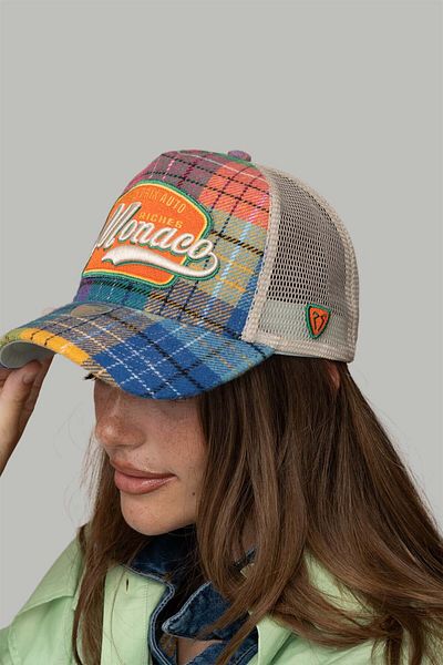 Rust&Rich Women Men Green Hat City's Collection - Monaco - Trucker Hat