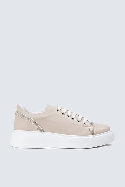 Deery Μπεζ Sneaker Γυναικεία Παπούτσια