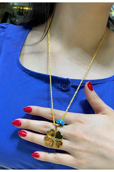 Özaydın 22 ayar yonca kolye ucu günlük şık kullanışlı