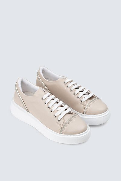 Deery Μπεζ Sneaker Γυναικεία Παπούτσια