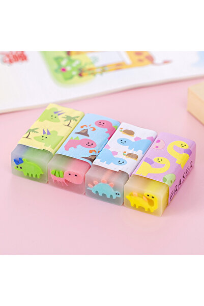 Choice3 dinosaur 3pcs 3pcs/lot Cartoon Creative Fruit Eraser Pupils Exam Penc...