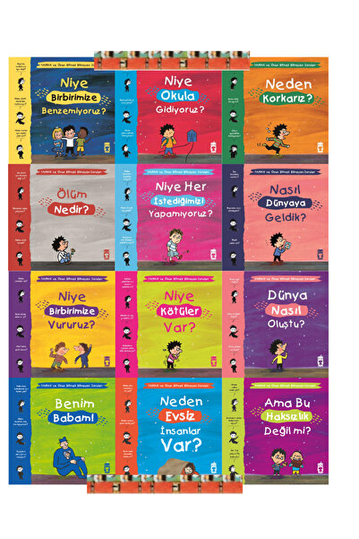 Timaş Çocuk Meraklı 1.Sınıflara- Yaman ve Onun Bitmek Bilmeyen Soruları Set (...
