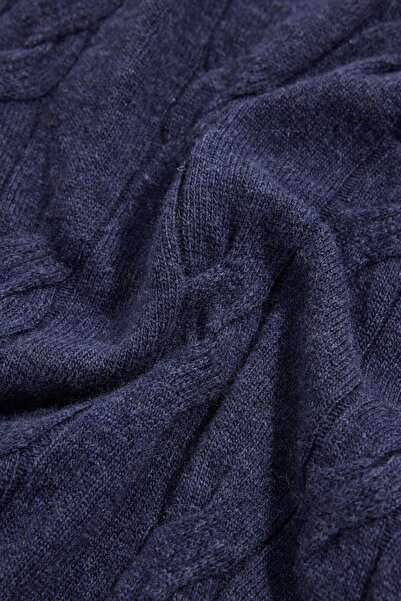 W Collection Indigo Crewneck Long Sleeve Sweater