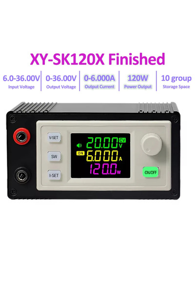 Choice1 محول تعزيز التيار المستمر CNC SK120X بقدرة 60 واط/120 واط بشاشة ملونة...