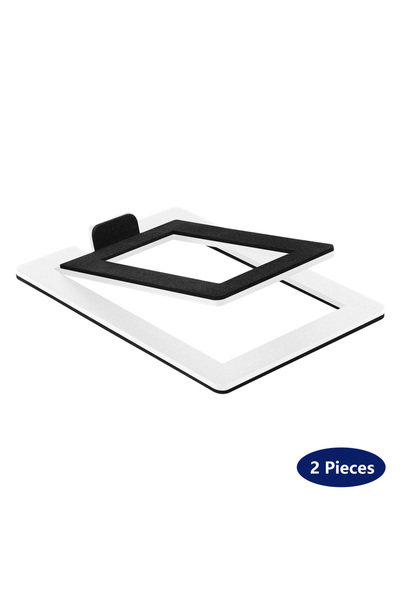 choice2 Hollow White (2 Pcs) 2 Pcs Speaker Stand Enhance Spatial Sound Effect...