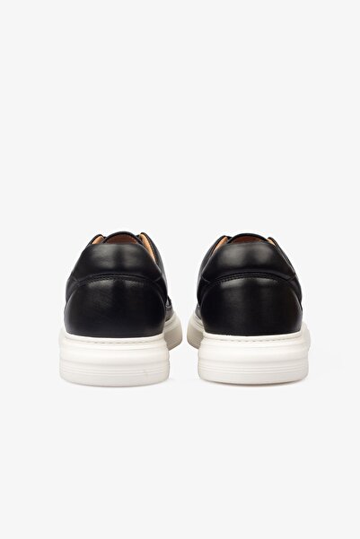 Barmea Erkek Sneaker Ayakkabı Hakiki Deri - 2401 Siyah/Beyaz 3154