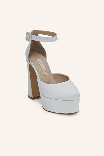 MARCATELLI Sedef Saten Firuze Gelin Ayakkabısı