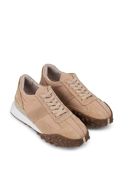 Deery Γνήσια Suede Beige Sneaker Γυναικεία Παπούτσια