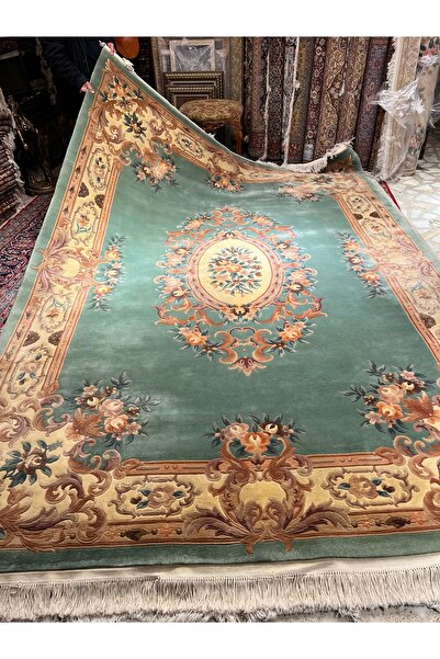 RD RAMAZAN DAĞ EL HALI SANATI El Dokuma Kabartmalı Çin Halısı Ebat 340x240