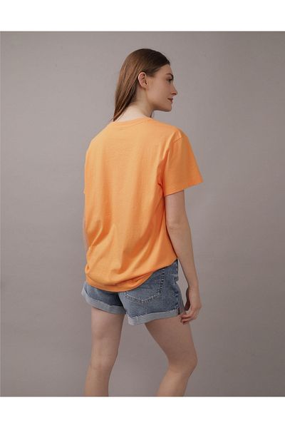 AMERICAN EAGLE تي شيرت AE برسومات بأكمام قصيرة