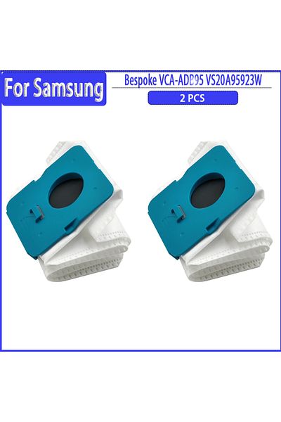 Choice 2 PCS Dust Bag For Samsung Bespoke VCA-ADB95 VS20A95923W Jet Robot Vacuum Cleaner High Capacity Dust