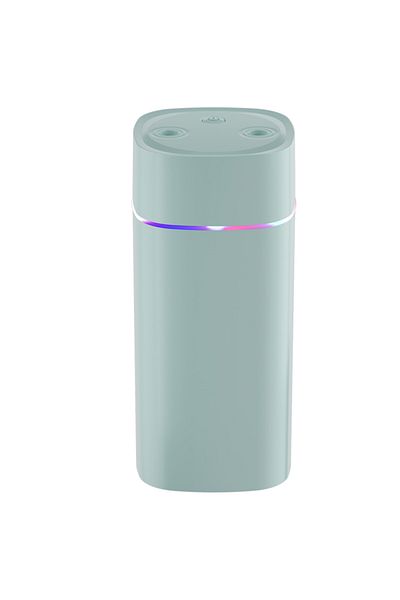 Choice green Creative Dual Nozzle Humidifier Desktop Home Bedroom Car Aromatherapy Silent Air Humidificatio