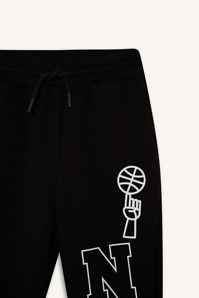 DeFacto Elastic Waist Black Pants